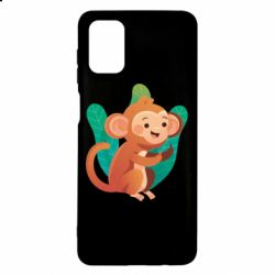 Чехол для Samsung M51 Monkey. Fuck You - PrintSalon