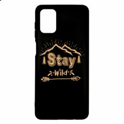 Чехол для Samsung M51 Mountains - Stay Wild - PrintSalon