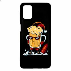 Чехол для Samsung M51 New Year's beer - PrintSalon