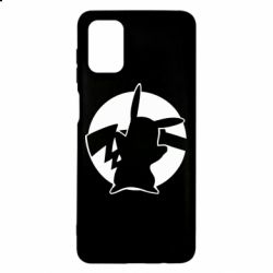 Чехол для Samsung M51 Pikachu silhouette - PrintSalon