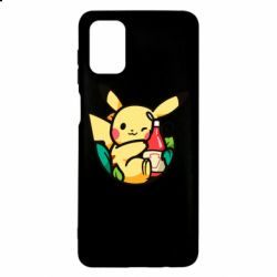 Чехол для Samsung M51 Pikachu with ketchup - PrintSalon