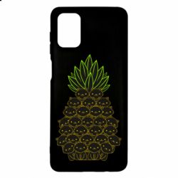 Чехол для Samsung M51 Pineapple cat - PrintSalon