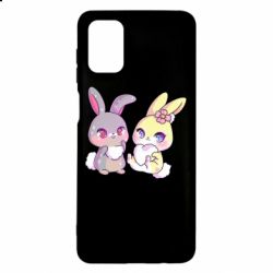 Чехол для Samsung M51 Rabbits In Love - PrintSalon