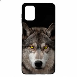 Чехол для Samsung M51 Wolf with yellow eyes-PrintSalon Чехол для Samsung M51 Wolf with yellow eyes