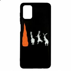 Чехол для Samsung M51 Зайцы возле морковки - PrintSalon