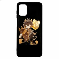 Чехол для Samsung M51 Zhongli with baloon - PrintSalon