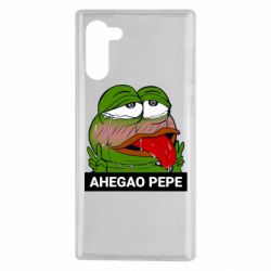 Чехол для Samsung Note 10 Аhegao PePe - PrintSalon