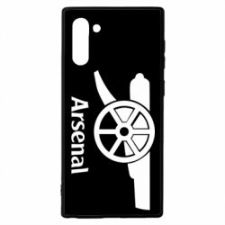 Чехол для Samsung Note 10 Arsenal simple logo