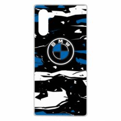 Чехол для Samsung Note 10 BMW logo and art background - PrintSalon