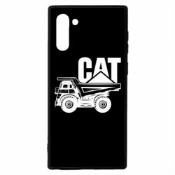 Чехол для Samsung Note 10 CAT logo and truck - PrintSalon