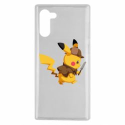 Чехол для Samsung Note 10 Cute Detective Pikachu - PrintSalon