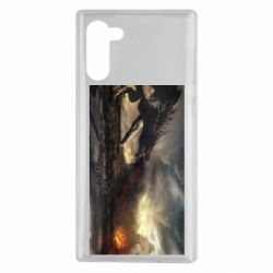 Чохол для Samsung Note 10 Дракон арт - PrintSalon