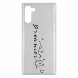 Чехол для Samsung Note 10 Dreamer  owl - PrintSalon