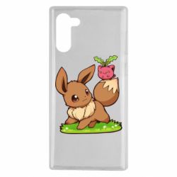 Чохол для Samsung Note 10 Eevee with Hoppip - PrintSalon