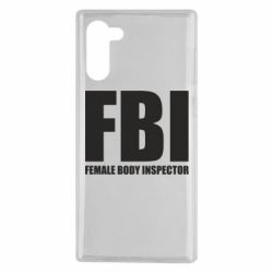 Чехол для Samsung Note 10 FBI - Female Body Inspector - PrintSalon