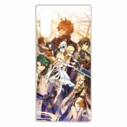 Чехол для Samsung Note 10 Genshin Impact Characters - PrintSalon