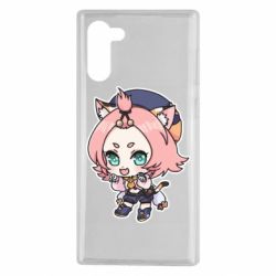 Чехол для Samsung Note 10 Genshin Impact chibi Diona - PrintSalon