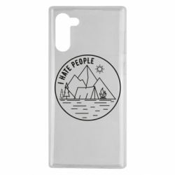 Чехол для Samsung Note 10 I hate people - camper - PrintSalon