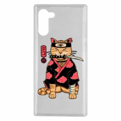 Чехол для Samsung Note 10 Japanese Akatsuki cat - PrintSalon