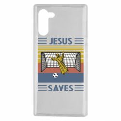 Чехол для Samsung Note 10 Jesus will save - PrintSalon