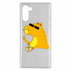Чехол для Samsung Note 10 Капибара Программист - PrintSalon