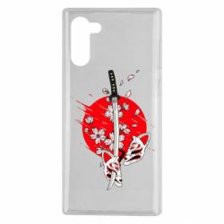 Чохол для Samsung Note 10 katana in sakura