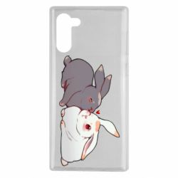 Чехол для Samsung Note 10 Кролики Вэй и Лань - PrintSalon