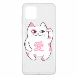 Чехол для Samsung Note 10 Lite Cat and hieroglyphs - PrintSalon