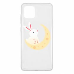 Чехол для Samsung Note 10 Lite Cute rabbit on the moon - PrintSalon