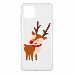 Чехол для Samsung Note 10 Lite Deer with red nose - PrintSalon