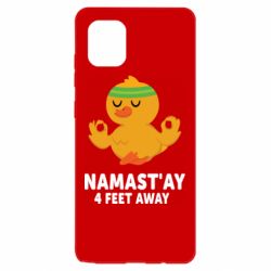 Чехол для Samsung Note 10 Lite Duck Namast'ay Away - PrintSalon