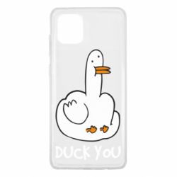 Чехол для Samsung Note 10 Lite Duck you - PrintSalon