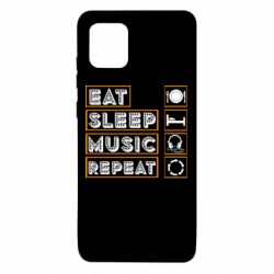 Чехол для Samsung Note 10 Lite Eat sleep dj repeat. - PrintSalon