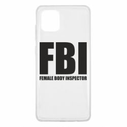 Чехол для Samsung Note 10 Lite FBI - Female Body Inspector - PrintSalon