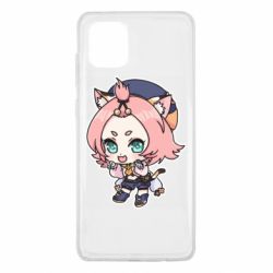 Чехол для Samsung Note 10 Lite Genshin Impact chibi Diona - PrintSalon