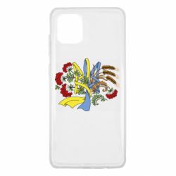 Чохол для Samsung Note 10 Lite Герб колоски і калина