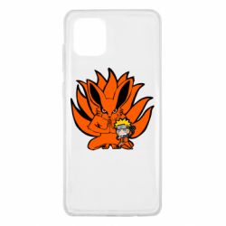 Чехол для Samsung Note 10 Lite Kurama And Naruto - PrintSalon