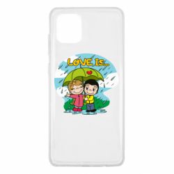 Чехол для Samsung Note 10 Lite Love is ... in the rain - PrintSalon