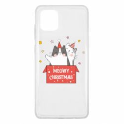 Чехол для Samsung Note 10 Lite Meowy Christmas ( present box ) - PrintSalon