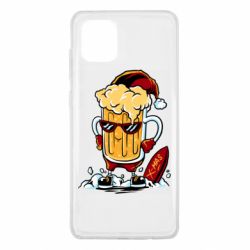 Чехол для Samsung Note 10 Lite New Year's beer - PrintSalon