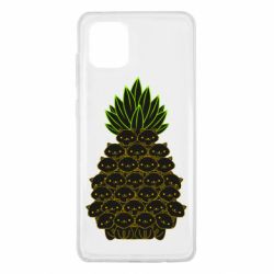 Чехол для Samsung Note 10 Lite Pineapple cat - PrintSalon