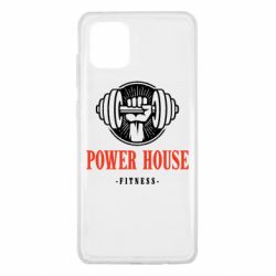Чехол для Samsung Note 10 Lite Powerhouse fitness - PrintSalon