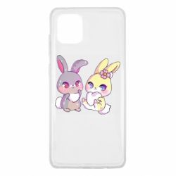 Чехол для Samsung Note 10 Lite Rabbits In Love - PrintSalon