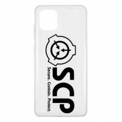 Чохол для Samsung Note 10 Lite SCP logo text - PrintSalon