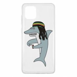 Чехол для Samsung Note 10 Lite Shark Rastaman - PrintSalon