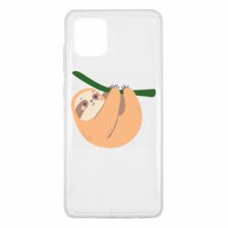 Чехол для Samsung Note 10 Lite Sloth on a branch - PrintSalon