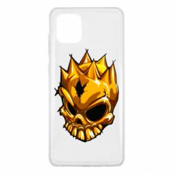 Чехол для Samsung Note 10 Lite Standoff - Gold Skull - PrintSalon