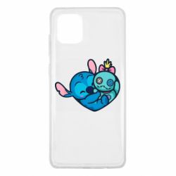 Чехол для Samsung Note 10 Lite Стич с куклой - PrintSalon