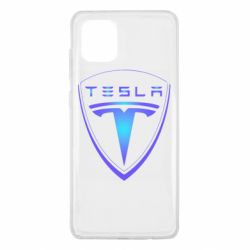 Чехол для Samsung Note 10 Lite Tesla logo gradient - PrintSalon
