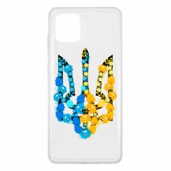 Чохол для Samsung Note 10 Lite Тризуб квіти Україна - PrintSalon